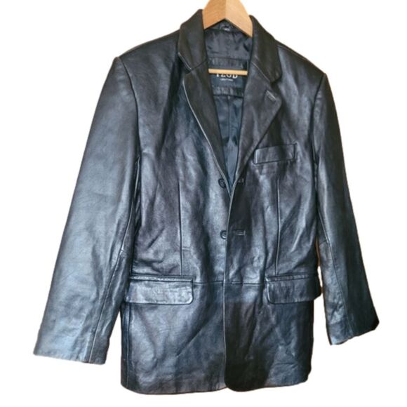 Izod Jackets Coats Izod Mens Lamb Skin Leather Jacket Poshmark